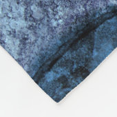 Couverture Polaire Agate Marine Blue Gold Gemstone Marble Nom du mono (Coin)