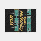 Couverture Polaire Age Defying Acts Funny Old Retirement Grandparents (Devant (Horizontal))