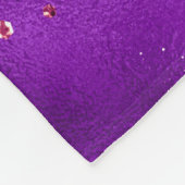 Couverture Polaire Agitation des séquences de Parties scintillant vio (Coin)