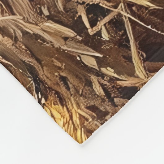 Couverture Polaire Agneau de Noël mignon peinture rustique (Coin)