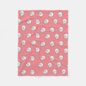 Couverture Polaire Agneau rose (Devant)