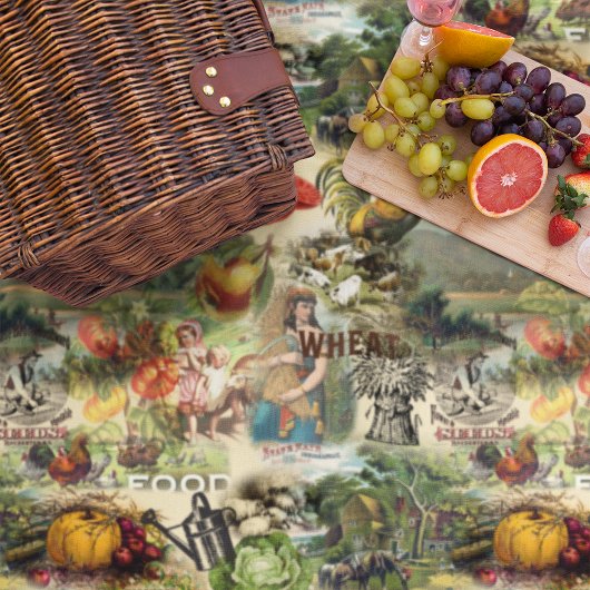 Couverture Polaire Agriculture vintage