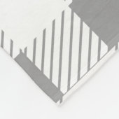 Couverture Polaire Agritourisme blanc rustique Plaid & Black Wreath (Coin)