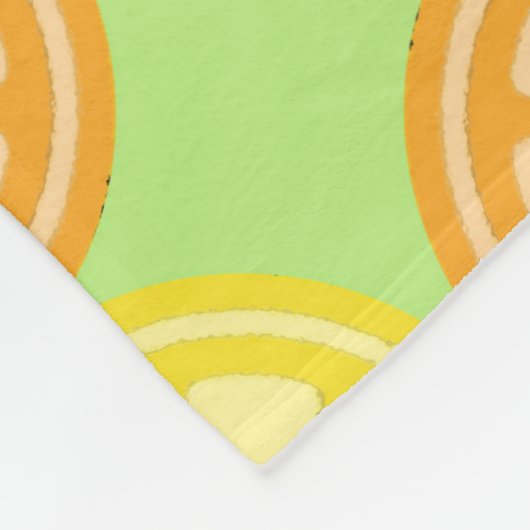Couverture Polaire Agrumes (Coin)