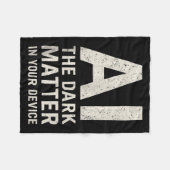 Couverture Polaire Ai Dark Ogy _ Science & Tech Gift Slogan Tank (Devant (Horizontal))