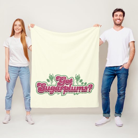 Couverture Polaire Ai Sugarplums Holiday Candy Lover (En situation)