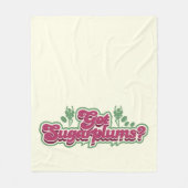 Couverture Polaire Ai Sugarplums Holiday Candy Lover (Devant)