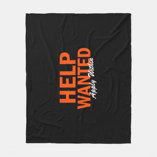 Couverture Polaire Aide à appliquer Recherché (Devant)