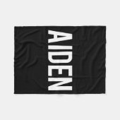 Couverture Polaire Aiden - Cool New Funny Name Fan Gift Tee  (Devant (Horizontal))