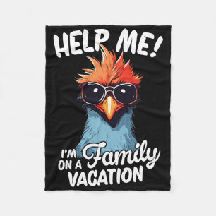 Couverture Polaire Aidez-moi Je suis en vacances en famille
