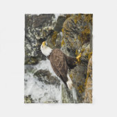 Couverture Polaire Aigle à tête blanche (Devant)