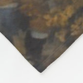 Couverture Polaire Aigle à tête blanche avec drapeau américain (Coin)