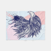 Couverture Polaire Aigle Abstrait (Devant (Horizontal))