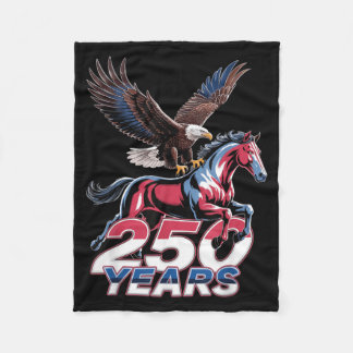 Couverture Polaire Aigle américain Cheval Clydesdale 250e anniversair