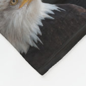 Couverture Polaire aigle chauve troupes d'honneur USA art patriotique (Coin)