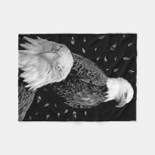 Couverture Polaire Aigle couple (Devant (Horizontal))