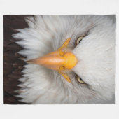 Couverture Polaire Aigle de Bald (Devant (Horizontal))