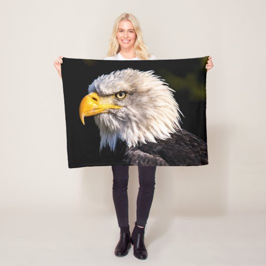 Couverture Polaire Aigle de Bald (En situation)