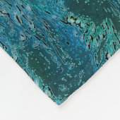 Couverture Polaire Aigle qui s'envole au-dessus de la tempête (Coin)