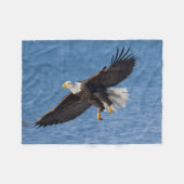 Couverture Polaire Aigle royal en vol (Devant (Horizontal))