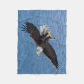 Couverture Polaire Aigle royal en vol (Devant)