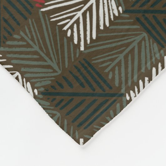 Couverture Polaire Aiguille de pin (Coin)