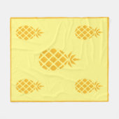 Couverture Polaire Aiguille jaune et orange (Devant (Horizontal))