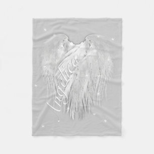 Couverture Polaire AILES ANGEL Coeur étincelant