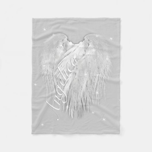 Couverture Polaire AILES ANGEL Coeur étincelant (Devant)