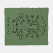 Couverture Polaire Ailes de Frida Kahlo | à voler (Devant (Horizontal))