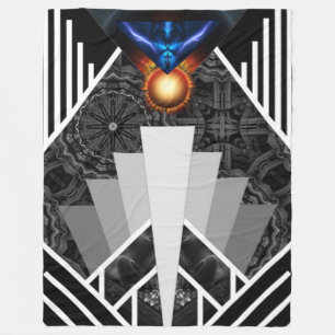 Couverture Polaire Ailes De La Lumière Déco Flare Fleece Blanket