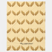 Couverture Polaire "Ailes de lumière" (Devant)