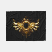 Couverture Polaire Ailes de Steampunk (Devant (Horizontal))