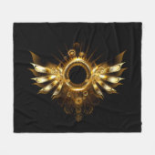 Couverture Polaire Ailes de Steampunk (Devant (Horizontal))