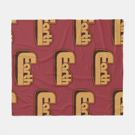 Couverture Polaire Aimer la Terre (Devant (Horizontal))