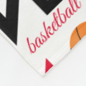 Couverture Polaire Aimer le basket-ball (Coin)