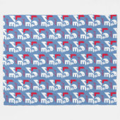 Couverture Polaire Aimer le yoga (Devant (Horizontal))