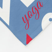 Couverture Polaire Aimer le yoga (Coin)