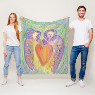 Couverture Polaire Aimer Les Anges Gardiens Cosy Toece Blanket