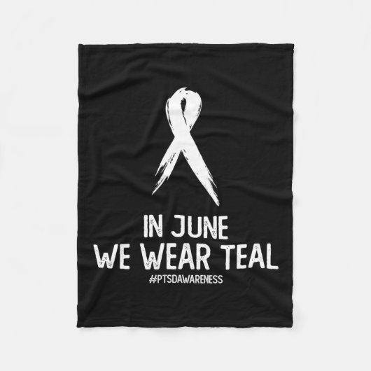 Couverture Polaire Aimer Support Ptsd Post Stress Traumatique Trouble (Devant)