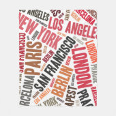 Couverture Polaire Aimer voyager (Devant)