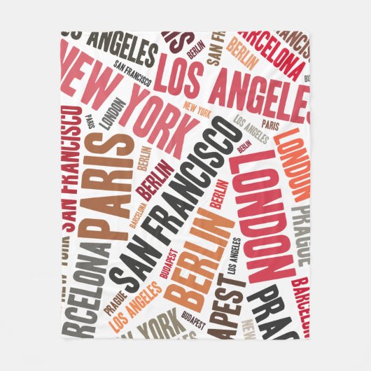 Couverture Polaire Aimer voyager (Devant)