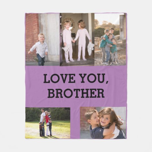 Couverture Polaire Aimez-vous Brother Fleece Blanket (Devant)