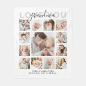 Couverture Polaire Aimez-vous grand-mère/nana/grand-mère/autre 13-Pho (Devant)