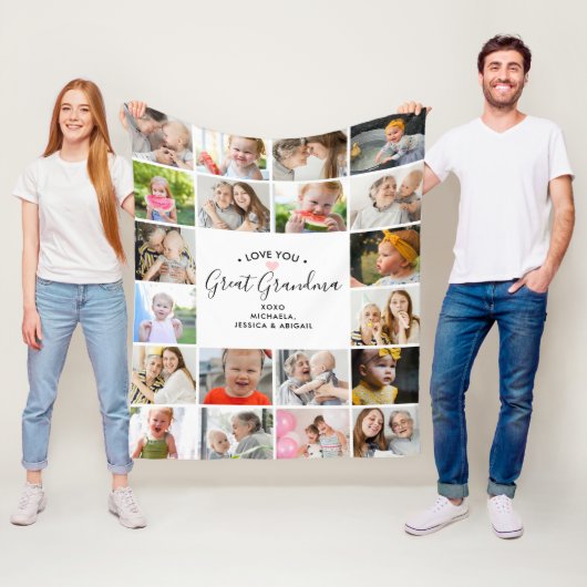 Couverture Polaire Aimez-Vous Grande Grand-Grand-Mère/Nana/Autre Coll (En situation)