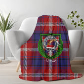 Couverture Polaire Ainslie Scottish Clan Tartan & Crest