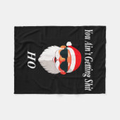 Couverture Polaire Ain't Christmas Funny Naughty Dirty Raunchy Gift A (Devant (Horizontal))