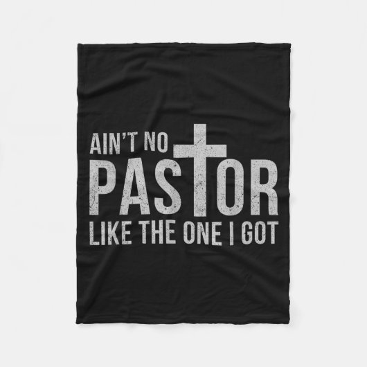 Couverture Polaire Ain't No Pastor Like The One I Got Funny Pastor  (Devant)