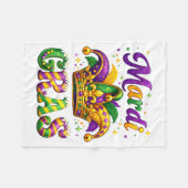 Couverture Polaire Aint No Shame In My Bead Game Mardi Gras Funny  (Devant (Horizontal))