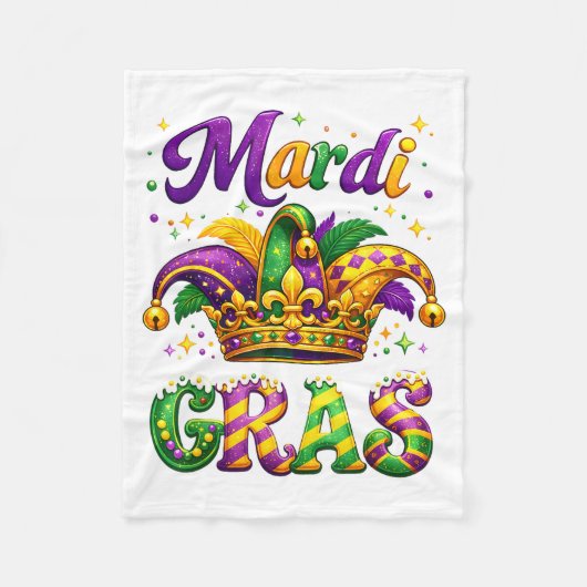 Couverture Polaire Aint No Shame In My Bead Game Mardi Gras Funny  (Devant)
